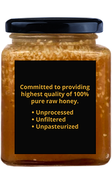 YEMENI HONEY WITH CINNAMON AND SESAME