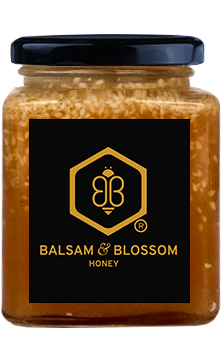 YEMENI HONEY WITH CINNAMON AND SESAME