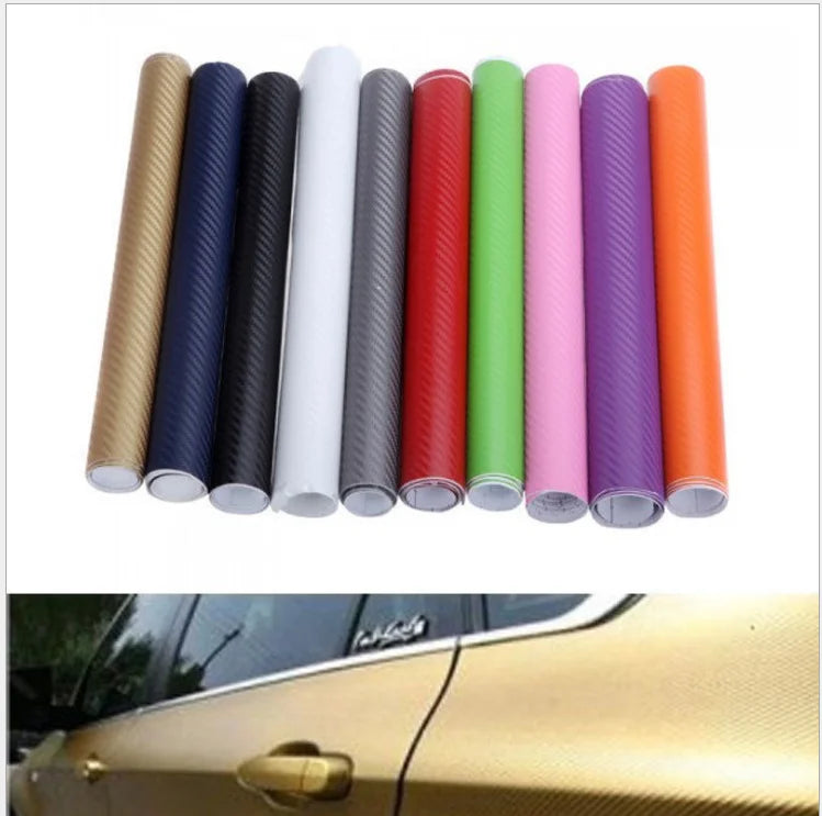 2D 3D 3D4D 5D 6D Super Gloss Carbon Fiber Vinyl Film Car Vinyl Wrap Bubble Free for Car Wrapping Laptop Phone Cover