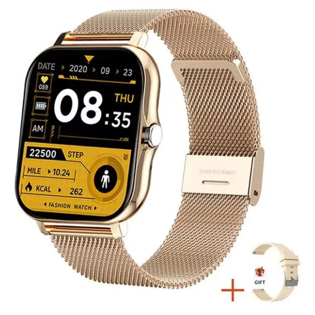 Y13 1.83inch Cross-Border Smart Sports Watch Stainless Steel Heart Rate Fitness IP67 IPS 4G Connectivity Silicone Strap Bw0242