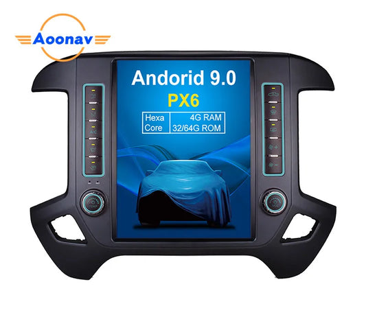 AOONAV Android 8.1 Car GPS Navigation DVD Player for Chevrolet Silverado/GMC Sierra 2014 2015 2016 2017 2018