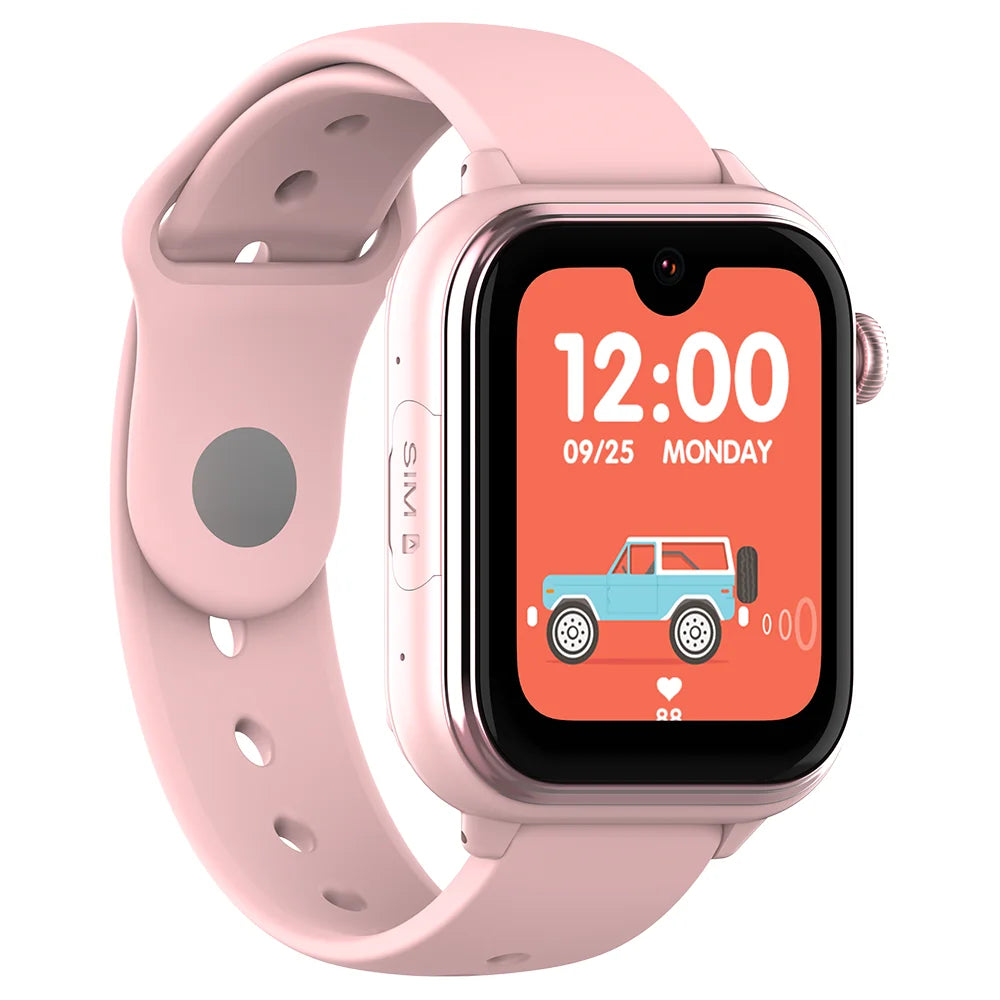 Wonlex KT37 Intelligent AI Amoled Screen SOS Video Call Kids Smart Watch WIFI SMS YouTube Heart Rate 4G Android Watch