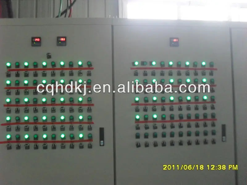 Customized Powder Coating Oven Temperature Control Panel Thermostat Cabinet
