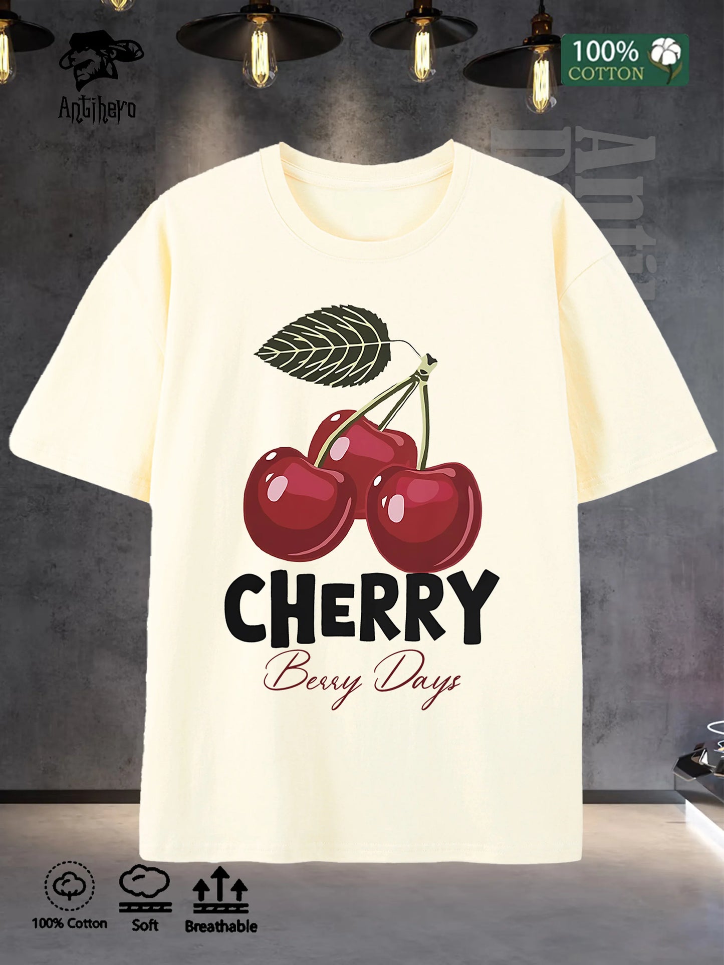 Mens 100 Cotton Oversize T Shirt 5 Colors Street Style Round Neck Comfortable US Warehouse