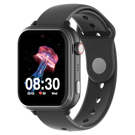 Wonlex KT37 Intelligent AI Amoled Screen SOS Video Call Kids Smart Watch WIFI SMS YouTube Heart Rate 4G Android Watch