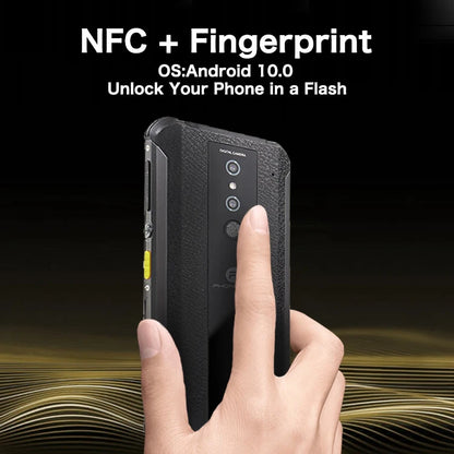 Phonemax GPS NFC Unlocked Android 10 Industrial Rugged Phone 4G LTE Cellular Waterproof IP68 ATEX With Big Battery Outdoor Use