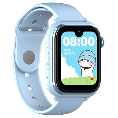 Wonlex KT37 Intelligent AI Amoled Screen SOS Video Call Kids Smart Watch WIFI SMS YouTube Heart Rate 4G Android Watch