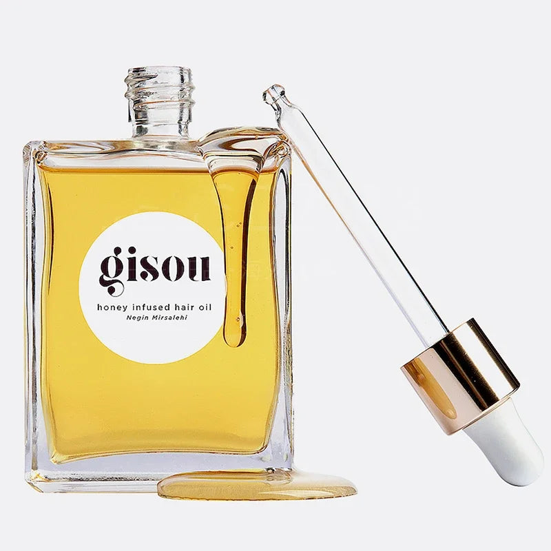 Gisou Honey Infused Lip Hair Oil Travel Size Enriched With Mirsalehi Honey To Deeply Nourish & Moisturize Hair Healthy Girl Gift
