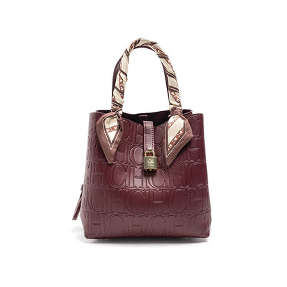 Embossed Ladies Crossbody Bag Letter Printing Design Ladies Handbag Large Capacity Tote Bag Elegant Temperament Ladies Should