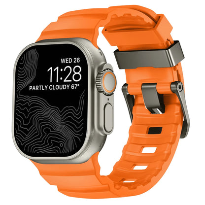 Trail Silicone Band for Apple Watch Ultra 3 2 49mm Strap 46mm 45mm 44mm Sport Bracelet for iWatch Series 11 10 Ultra 9 8 7 6 SE3