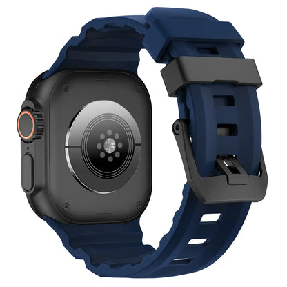 Trail Silicone Band for Apple Watch Ultra 3 2 49mm Strap 46mm 45mm 44mm Sport Bracelet for iWatch Series 11 10 Ultra 9 8 7 6 SE3