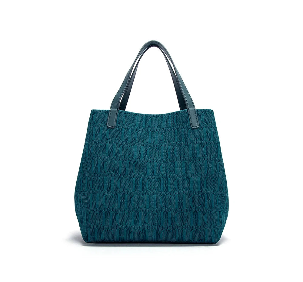 CH Ladies Shoulder Bag Fashion Classic New Pure Color Outer Pocket Ladies Handbag High Quality Craft Large Capacity Handbag