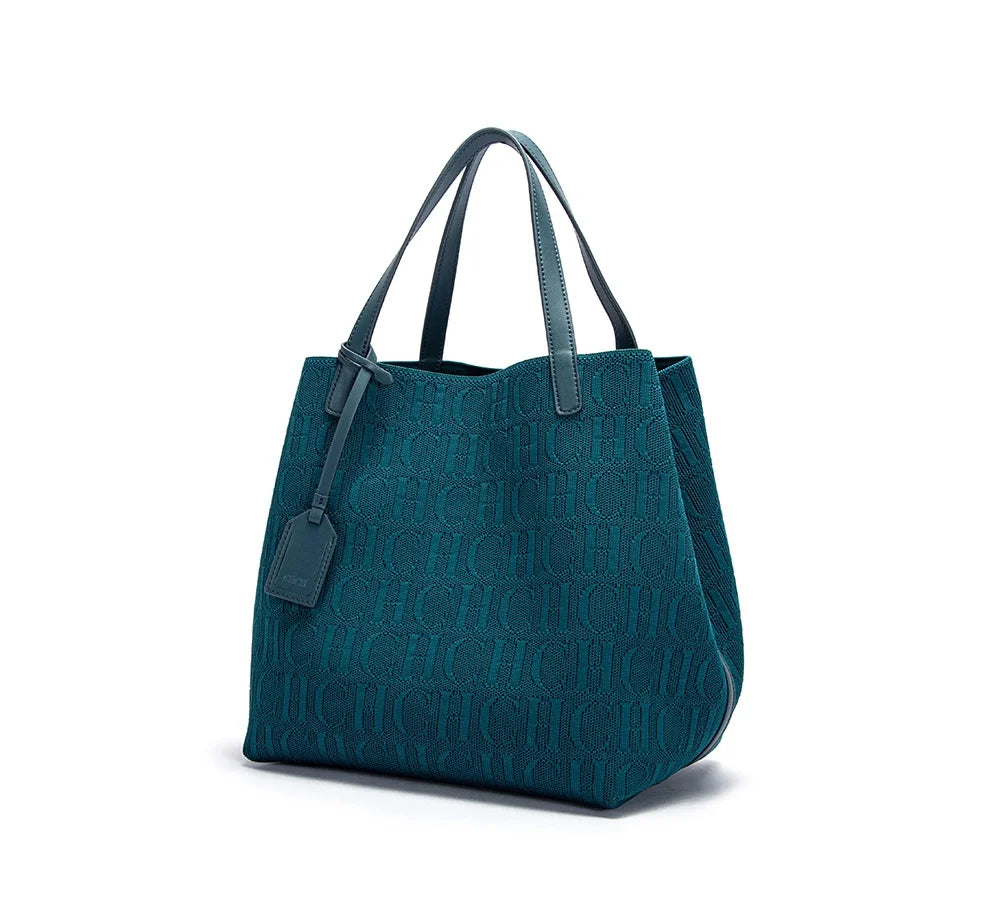 CH Ladies Shoulder Bag Fashion Classic New Pure Color Outer Pocket Ladies Handbag High Quality Craft Large Capacity Handbag