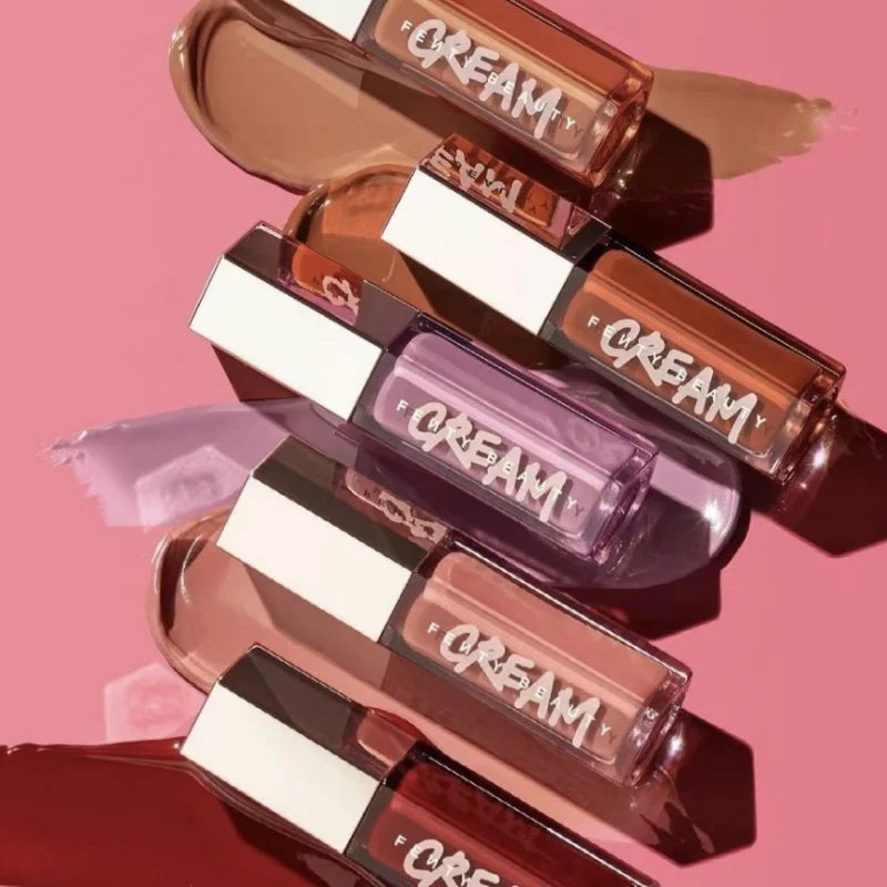 Fashion Fenty Beauty Lip Glaze Moisten Shine Glitter Lip Plumper Makeup For Beginner Liquid Lipstick Female Makeup Cosmetics