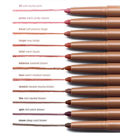 Fashion Skin Peptide Lip Shape Pen Lip  Liner Long Lasting Lip Tint Pencil Pen Makeup Lipstick Powder Gloss Woman  Cosmetic