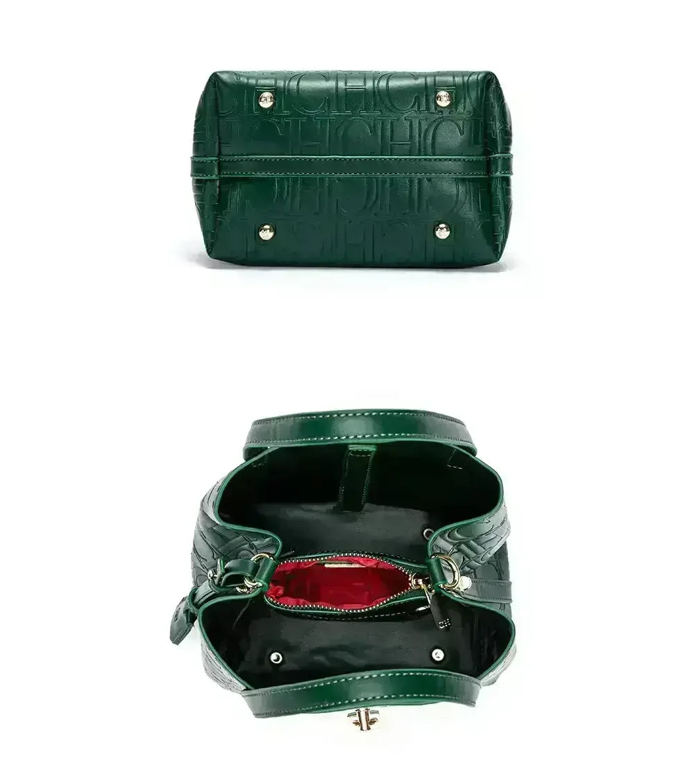 Embossed Ladies Crossbody Bag Letter Printing Design Ladies Handbag Large Capacity Tote Bag Elegant Temperament Ladies Should