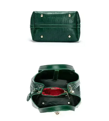 Embossed Ladies Crossbody Bag Letter Printing Design Ladies Handbag Large Capacity Tote Bag Elegant Temperament Ladies Should