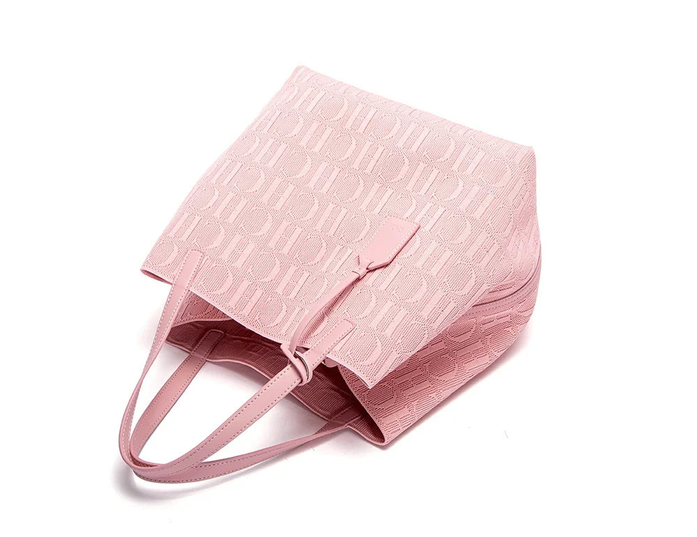 CH Ladies Shoulder Bag Fashion Classic New Pure Color Outer Pocket Ladies Handbag High Quality Craft Large Capacity Handbag