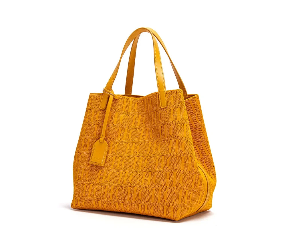 CH Ladies Shoulder Bag Fashion Classic New Pure Color Outer Pocket Ladies Handbag High Quality Craft Large Capacity Handbag