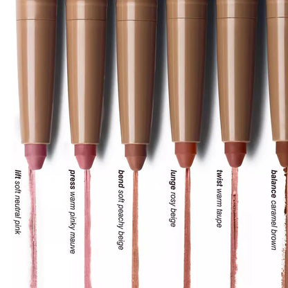 Fashion Skin Peptide Lip Shape Pen Lip  Liner Long Lasting Lip Tint Pencil Pen Makeup Lipstick Powder Gloss Woman  Cosmetic