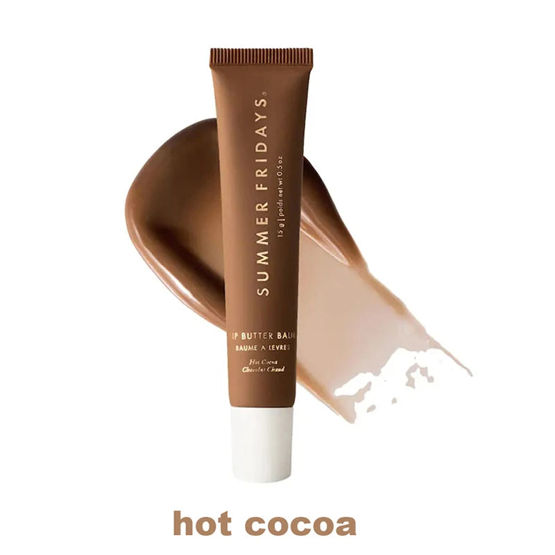 مجموعة أحمر الشفاه المرطب الشفاف بلون الفانيليا البيج من مجموعة Summer Friday's، أنبوب ناعم ناعم، ملمع شفاه، مكياج شفاه