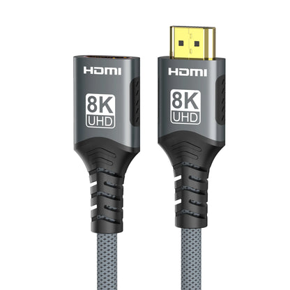 HDMI 2.1 Extension cable 8K HDMI 2.1 Cable Male to Female Extension 8K@60Hz 4K@120Hz For HDTV RTX PS5 Xbox HDR Video  PC Laptop