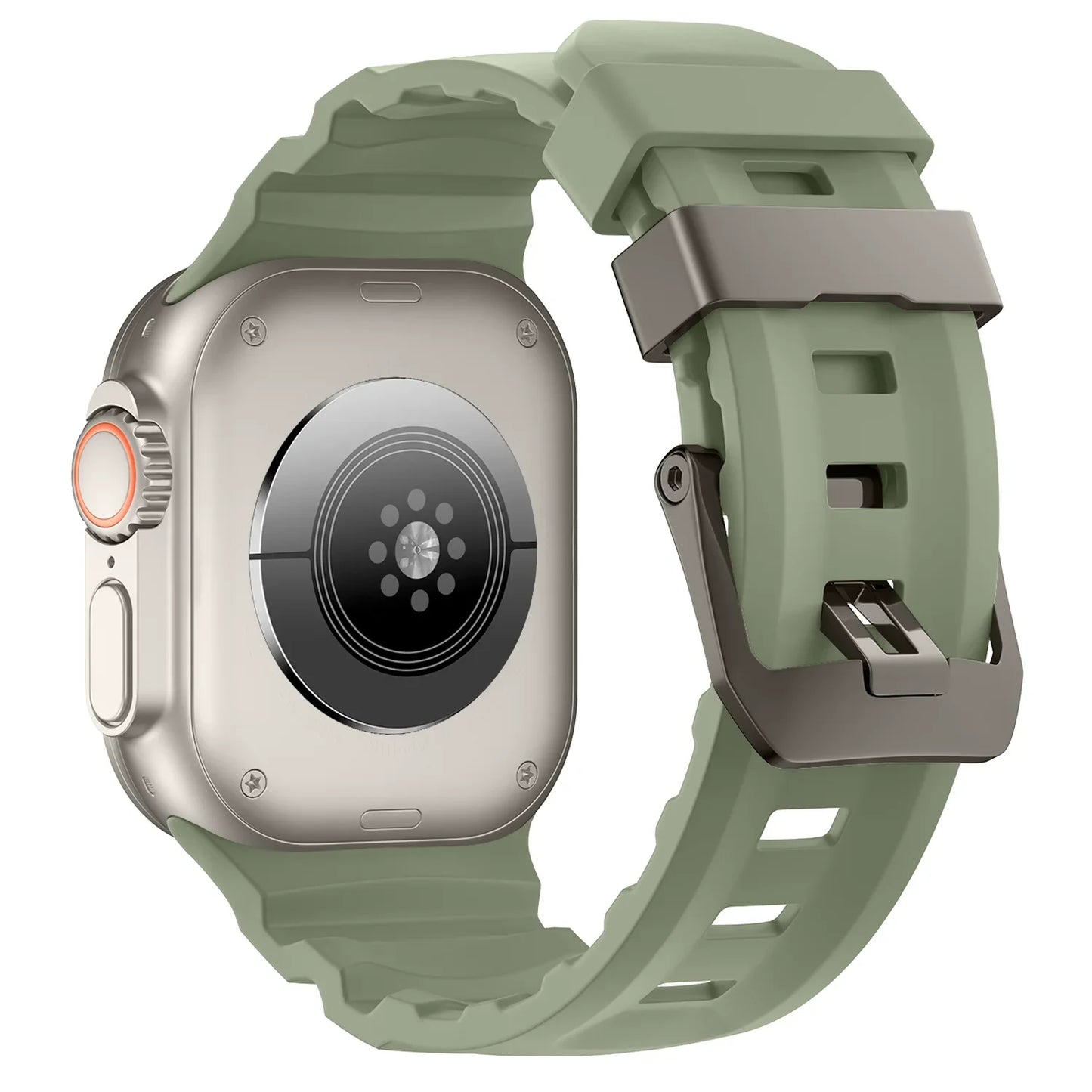 Trail Silicone Band for Apple Watch Ultra 3 2 49mm Strap 46mm 45mm 44mm Sport Bracelet for iWatch Series 11 10 Ultra 9 8 7 6 SE3