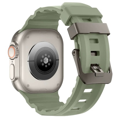 Trail Silicone Band for Apple Watch Ultra 3 2 49mm Strap 46mm 45mm 44mm Sport Bracelet for iWatch Series 11 10 Ultra 9 8 7 6 SE3