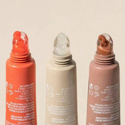 مجموعة أحمر الشفاه المرطب الشفاف بلون الفانيليا البيج من مجموعة Summer Friday's، أنبوب ناعم ناعم، ملمع شفاه، مكياج شفاه