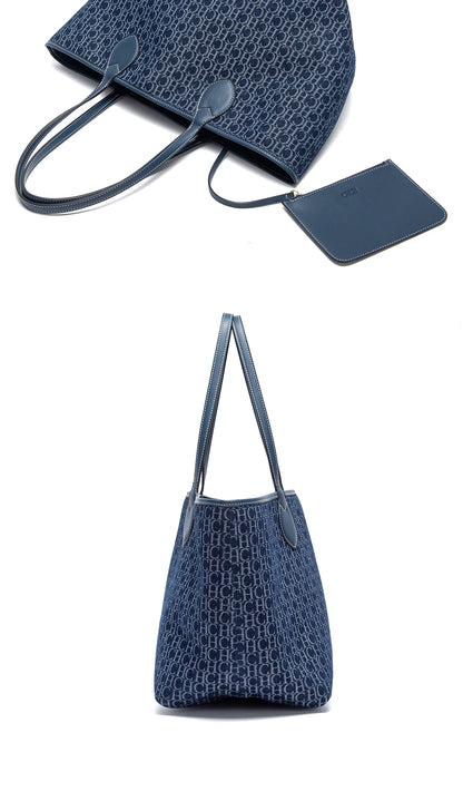 CHCH Women's Tote Bag New Simple Double sided Available Mother and Child Large Capacity Casual Handbag Shopping Bag