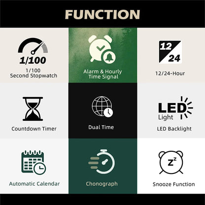 NORTH EDGE TERRAX Men's Digital Watch Sports Super Light Outdoor Watches Stopwatch Countdown Light Watch Men Waterproof 50M