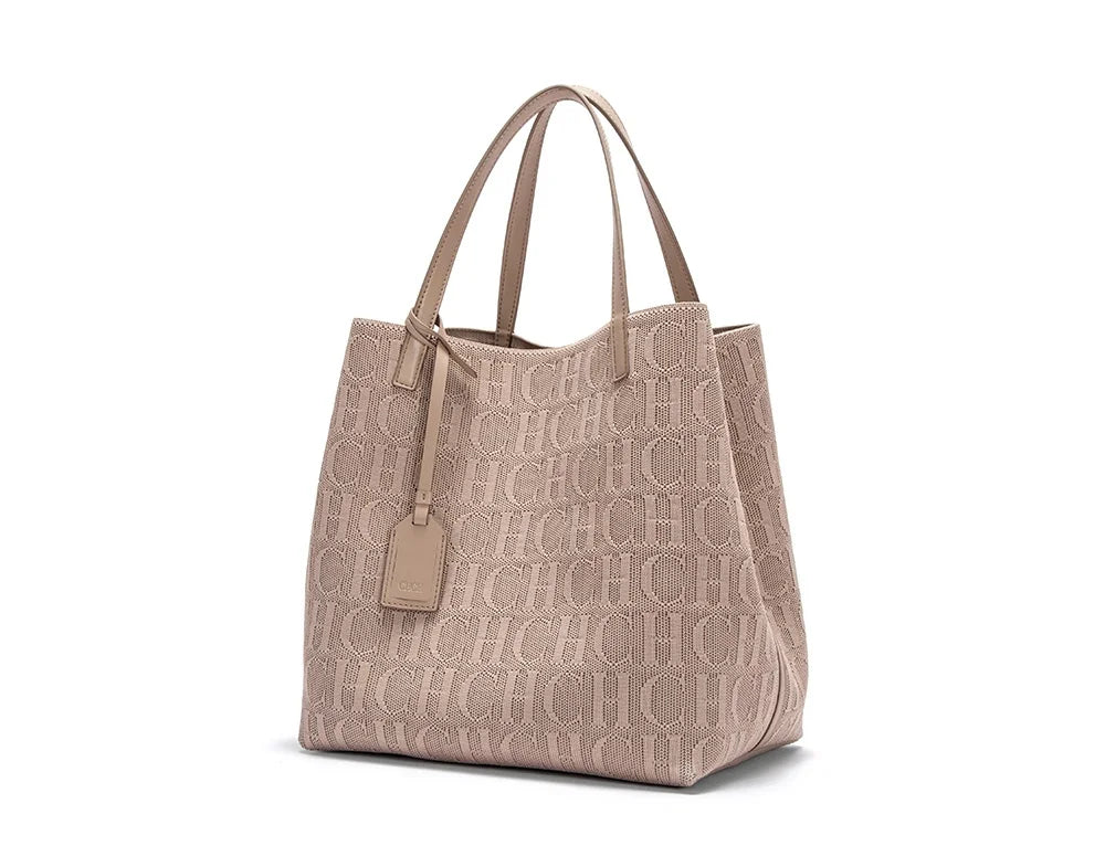 CH Ladies Shoulder Bag Fashion Classic New Pure Color Outer Pocket Ladies Handbag High Quality Craft Large Capacity Handbag