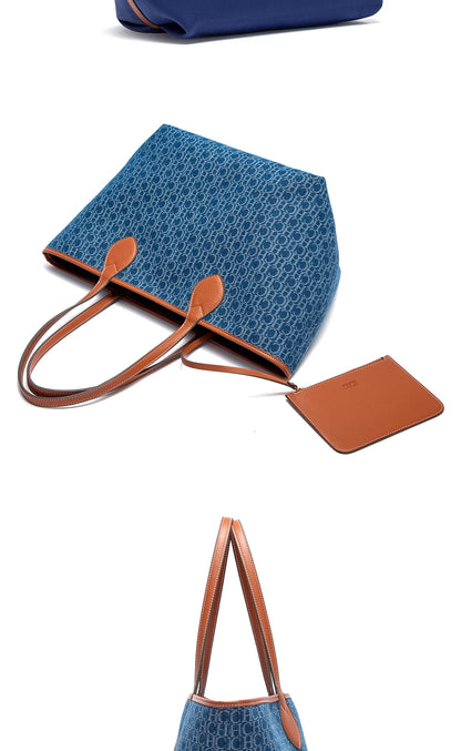 CHCH Women's Tote Bag New Simple Double sided Available Mother and Child Large Capacity Casual Handbag Shopping Bag