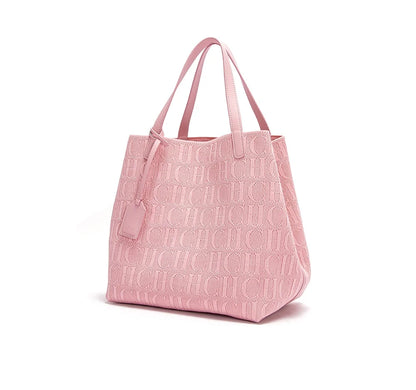 CH Ladies Shoulder Bag Fashion Classic New Pure Color Outer Pocket Ladies Handbag High Quality Craft Large Capacity Handbag