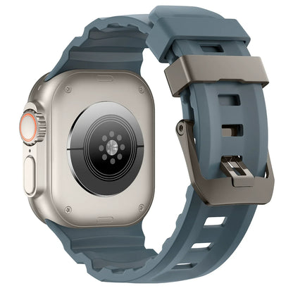 Trail Silicone Band for Apple Watch Ultra 3 2 49mm Strap 46mm 45mm 44mm Sport Bracelet for iWatch Series 11 10 Ultra 9 8 7 6 SE3