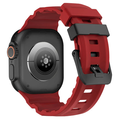 Trail Silicone Band for Apple Watch Ultra 3 2 49mm Strap 46mm 45mm 44mm Sport Bracelet for iWatch Series 11 10 Ultra 9 8 7 6 SE3