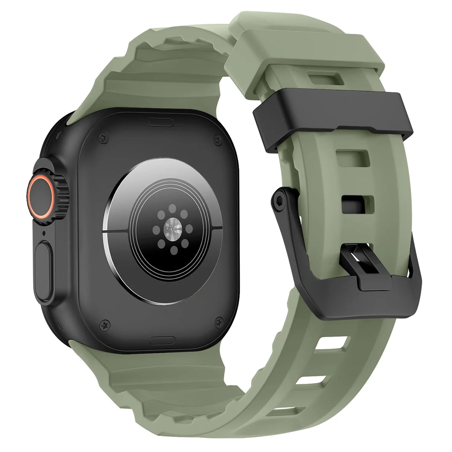 Trail Silicone Band for Apple Watch Ultra 3 2 49mm Strap 46mm 45mm 44mm Sport Bracelet for iWatch Series 11 10 Ultra 9 8 7 6 SE3