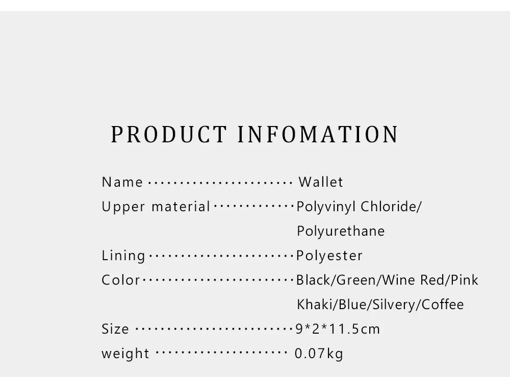 Luxury Brand Classic Retro Square Design Card Case Fashion Button Classic Folding Money Clip Compact Lightweight Luxury Women