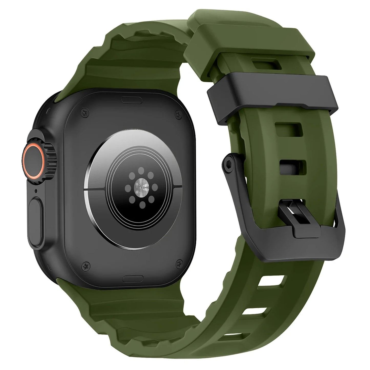 Trail Silicone Band for Apple Watch Ultra 3 2 49mm Strap 46mm 45mm 44mm Sport Bracelet for iWatch Series 11 10 Ultra 9 8 7 6 SE3