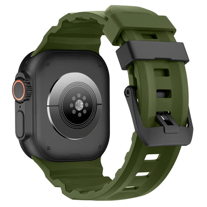 Trail Silicone Band for Apple Watch Ultra 3 2 49mm Strap 46mm 45mm 44mm Sport Bracelet for iWatch Series 11 10 Ultra 9 8 7 6 SE3