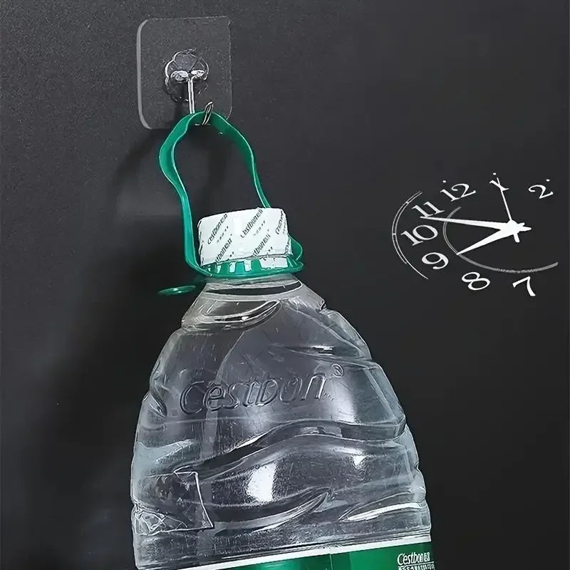 1-100PcsTransparent Self adhesive wall hooks Multi-Purpose Wall Hook Key Holder Towel Holder For Kitchen Bathroom Accessories