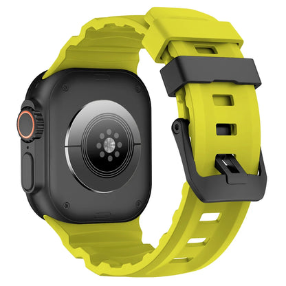 Trail Silicone Band for Apple Watch Ultra 3 2 49mm Strap 46mm 45mm 44mm Sport Bracelet for iWatch Series 11 10 Ultra 9 8 7 6 SE3