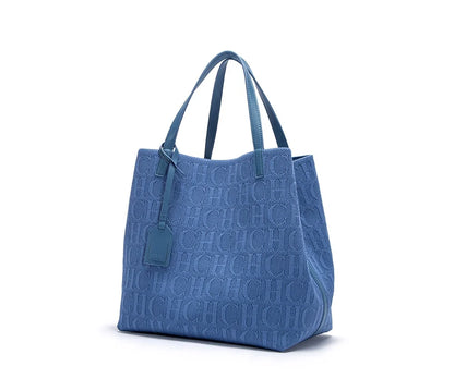 CH Ladies Shoulder Bag Fashion Classic New Pure Color Outer Pocket Ladies Handbag High Quality Craft Large Capacity Handbag